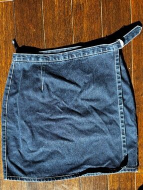Vintage Y2K CK Jean Wrap Skirt
